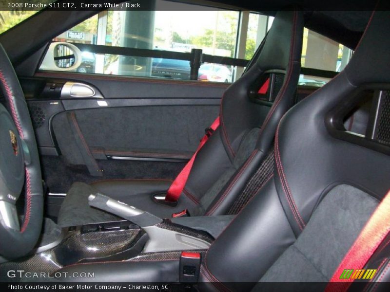 Carrara White / Black 2008 Porsche 911 GT2