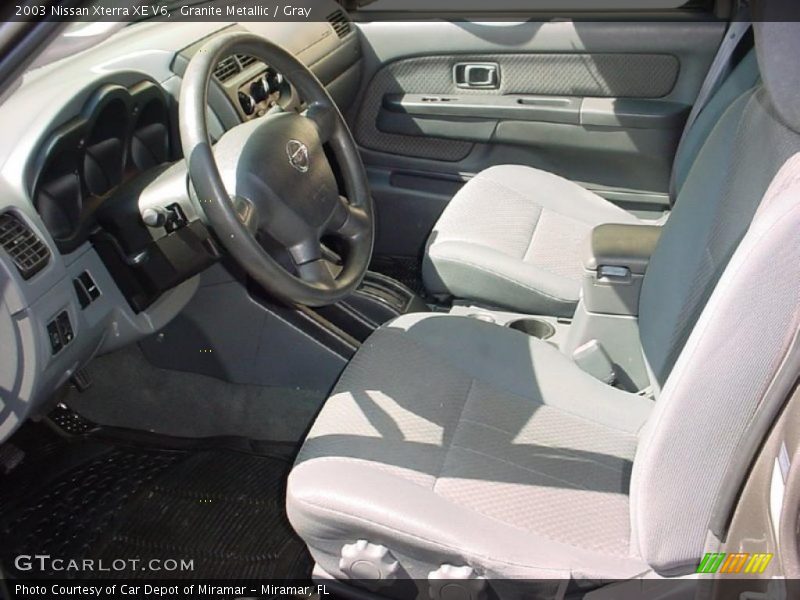 Granite Metallic / Gray 2003 Nissan Xterra XE V6