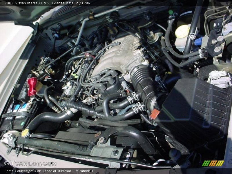 Granite Metallic / Gray 2003 Nissan Xterra XE V6