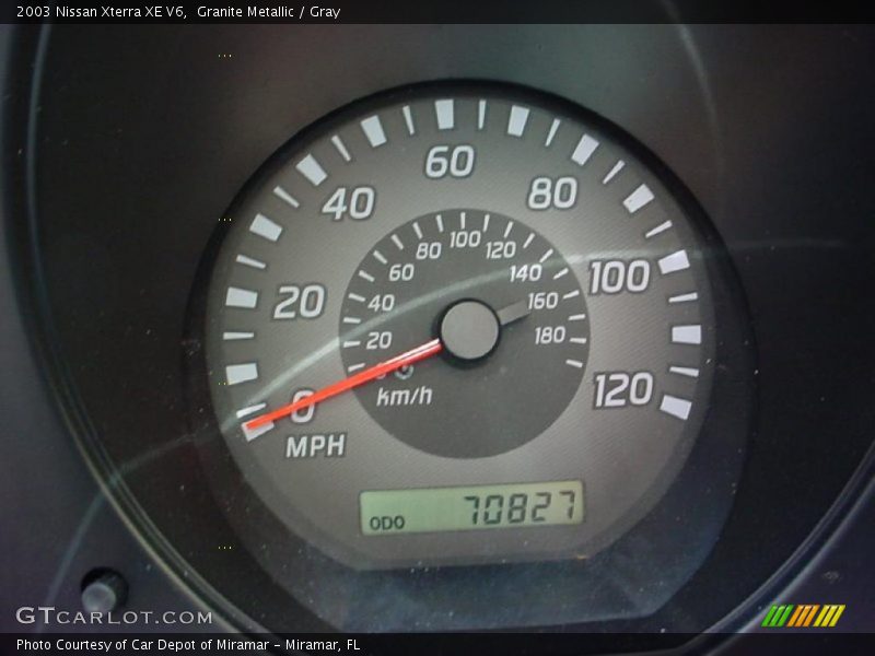 Granite Metallic / Gray 2003 Nissan Xterra XE V6