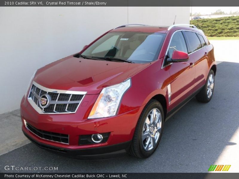 Crystal Red Tintcoat / Shale/Ebony 2010 Cadillac SRX V6