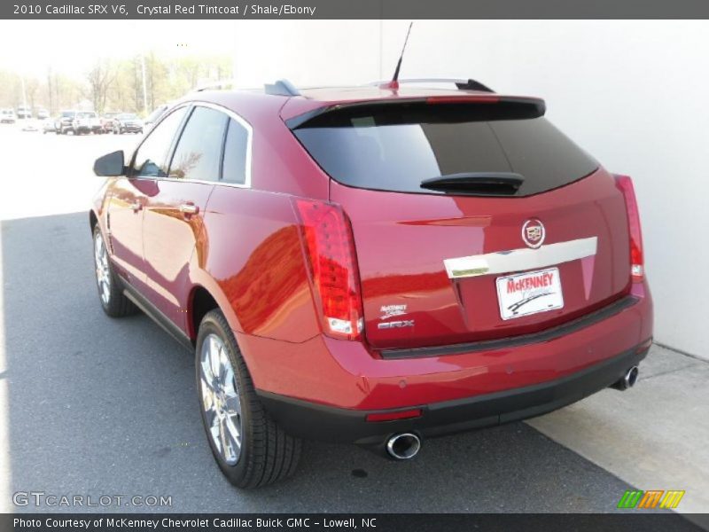 Crystal Red Tintcoat / Shale/Ebony 2010 Cadillac SRX V6