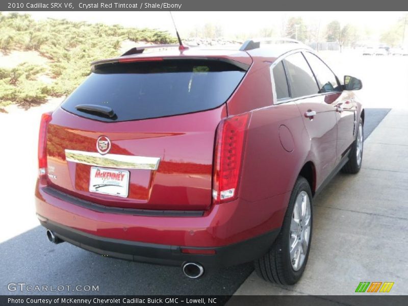 Crystal Red Tintcoat / Shale/Ebony 2010 Cadillac SRX V6