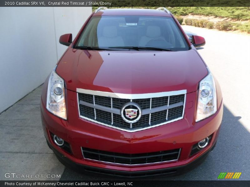 Crystal Red Tintcoat / Shale/Ebony 2010 Cadillac SRX V6