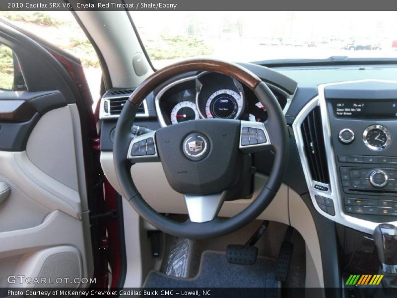 Crystal Red Tintcoat / Shale/Ebony 2010 Cadillac SRX V6