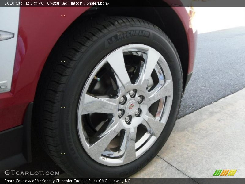 Crystal Red Tintcoat / Shale/Ebony 2010 Cadillac SRX V6