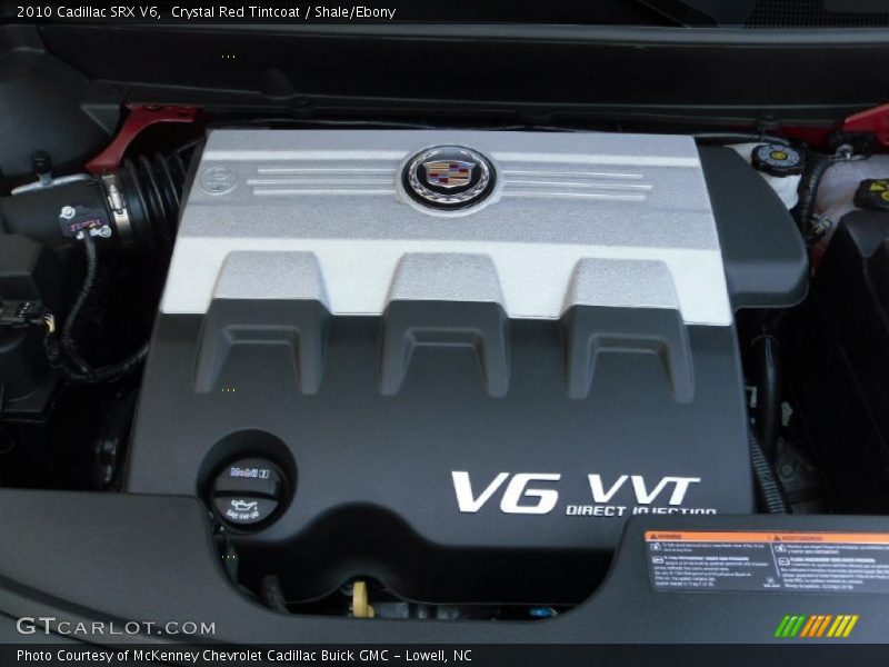 Crystal Red Tintcoat / Shale/Ebony 2010 Cadillac SRX V6
