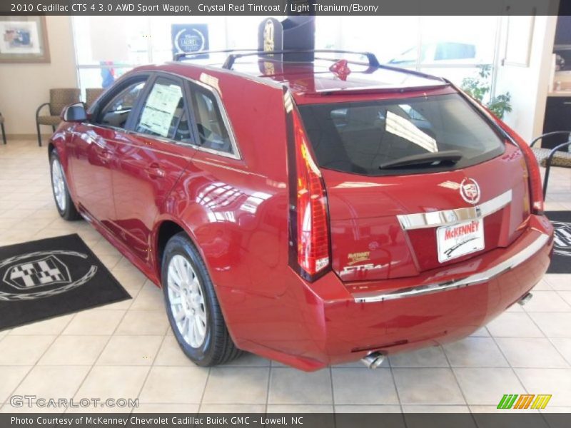Crystal Red Tintcoat / Light Titanium/Ebony 2010 Cadillac CTS 4 3.0 AWD Sport Wagon