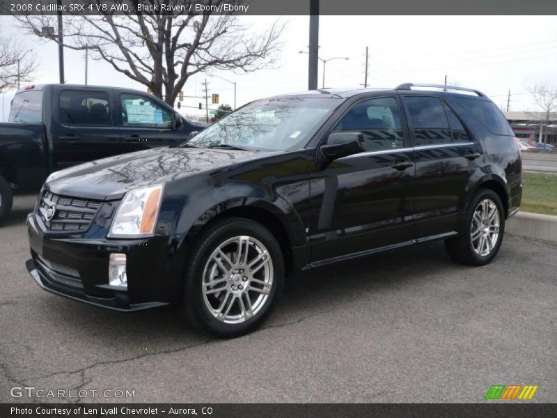Black Raven / Ebony/Ebony 2008 Cadillac SRX 4 V8 AWD
