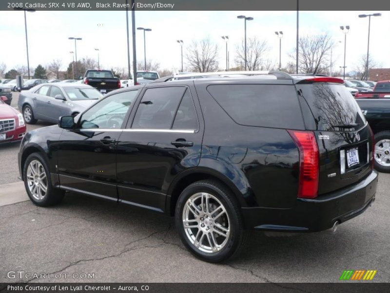 Black Raven / Ebony/Ebony 2008 Cadillac SRX 4 V8 AWD