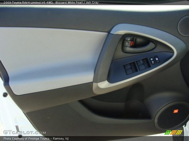 Blizzard White Pearl / Ash Gray 2009 Toyota RAV4 Limited V6 4WD