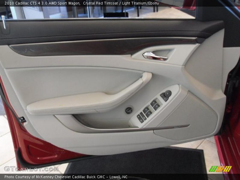 Crystal Red Tintcoat / Light Titanium/Ebony 2010 Cadillac CTS 4 3.0 AWD Sport Wagon