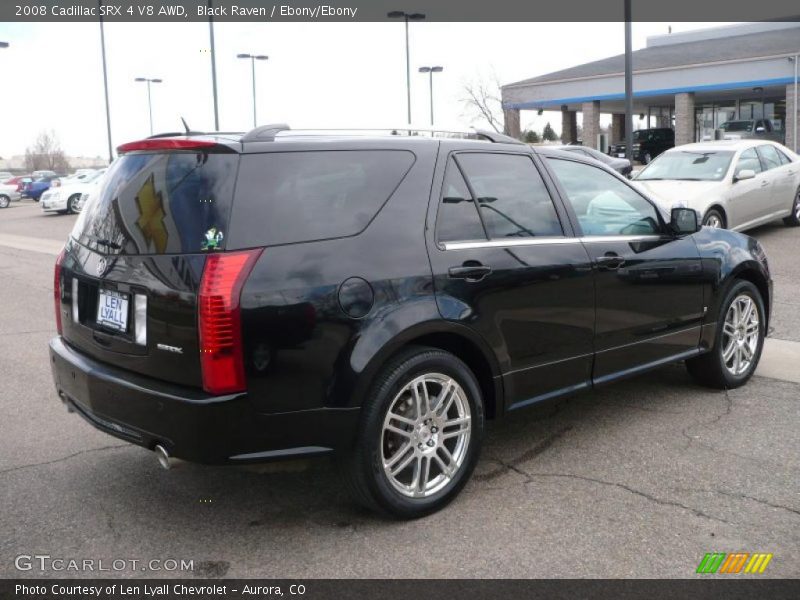 Black Raven / Ebony/Ebony 2008 Cadillac SRX 4 V8 AWD