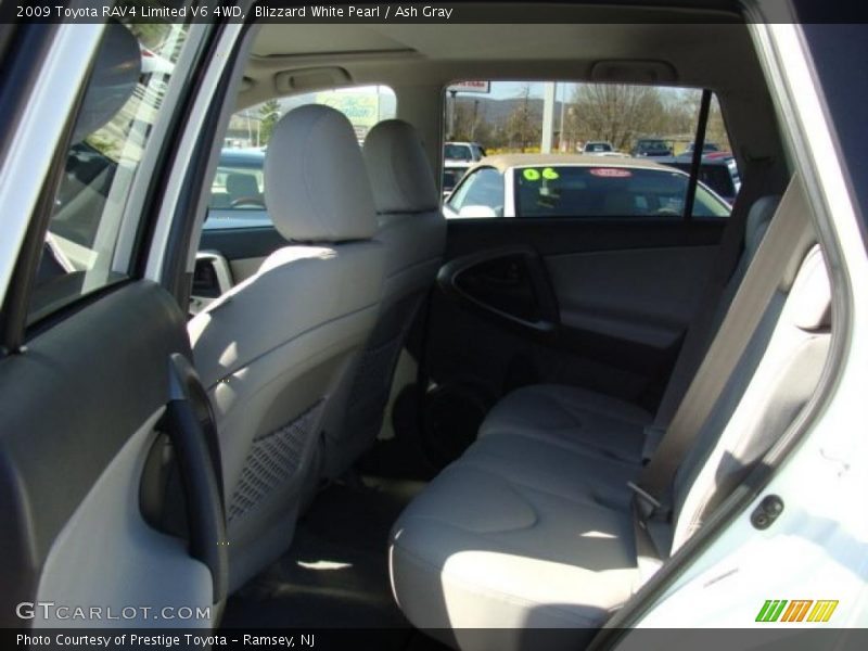 Blizzard White Pearl / Ash Gray 2009 Toyota RAV4 Limited V6 4WD