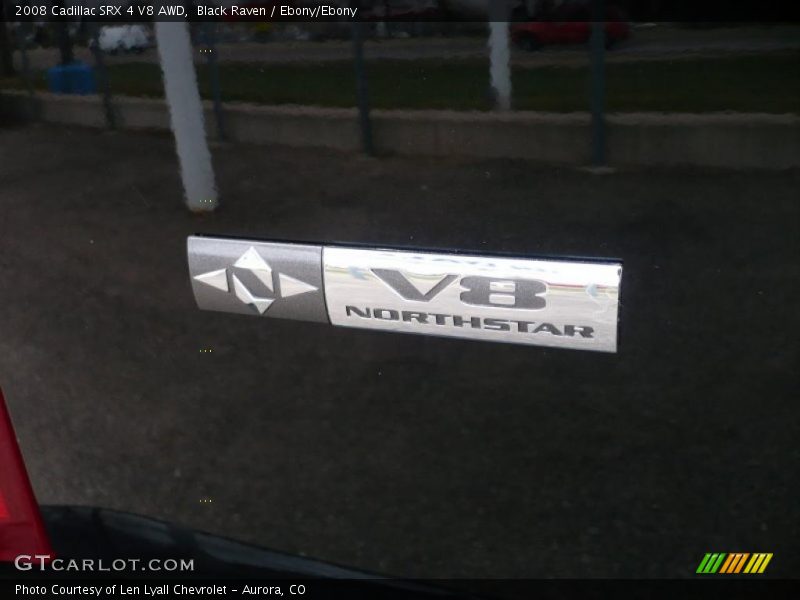 Black Raven / Ebony/Ebony 2008 Cadillac SRX 4 V8 AWD