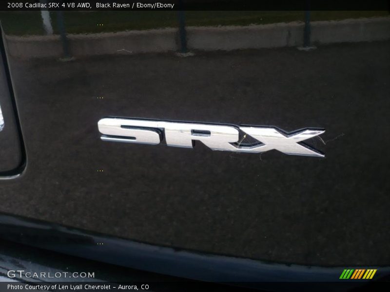 Black Raven / Ebony/Ebony 2008 Cadillac SRX 4 V8 AWD