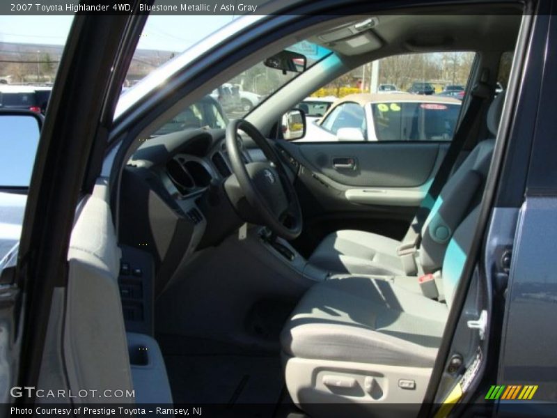 Bluestone Metallic / Ash Gray 2007 Toyota Highlander 4WD