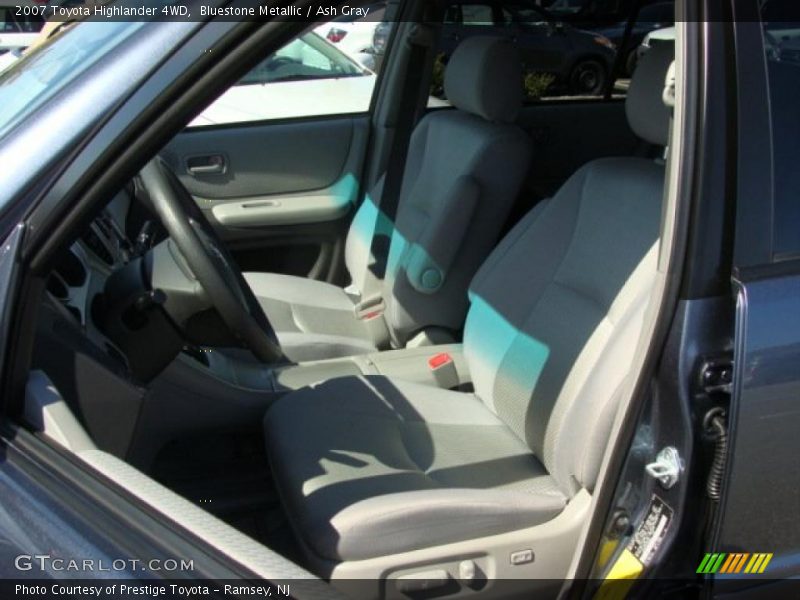 Bluestone Metallic / Ash Gray 2007 Toyota Highlander 4WD