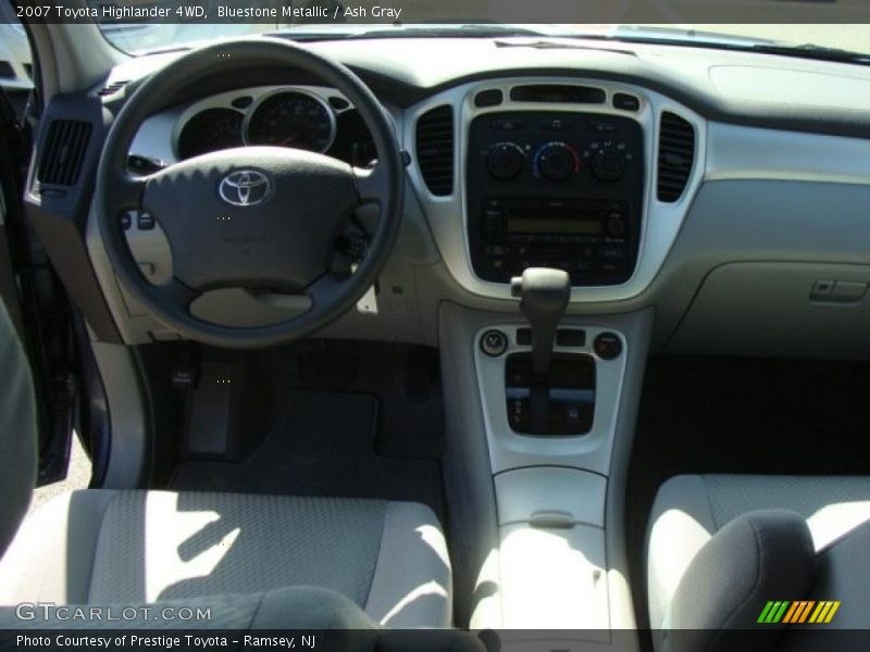 Bluestone Metallic / Ash Gray 2007 Toyota Highlander 4WD