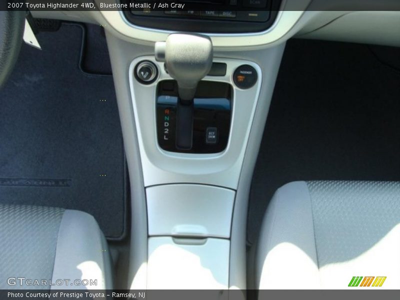 Bluestone Metallic / Ash Gray 2007 Toyota Highlander 4WD