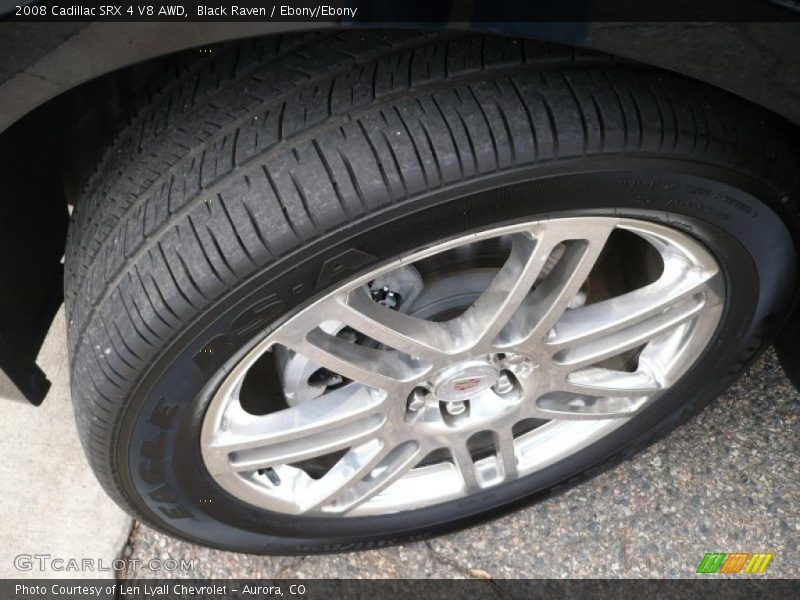 Black Raven / Ebony/Ebony 2008 Cadillac SRX 4 V8 AWD