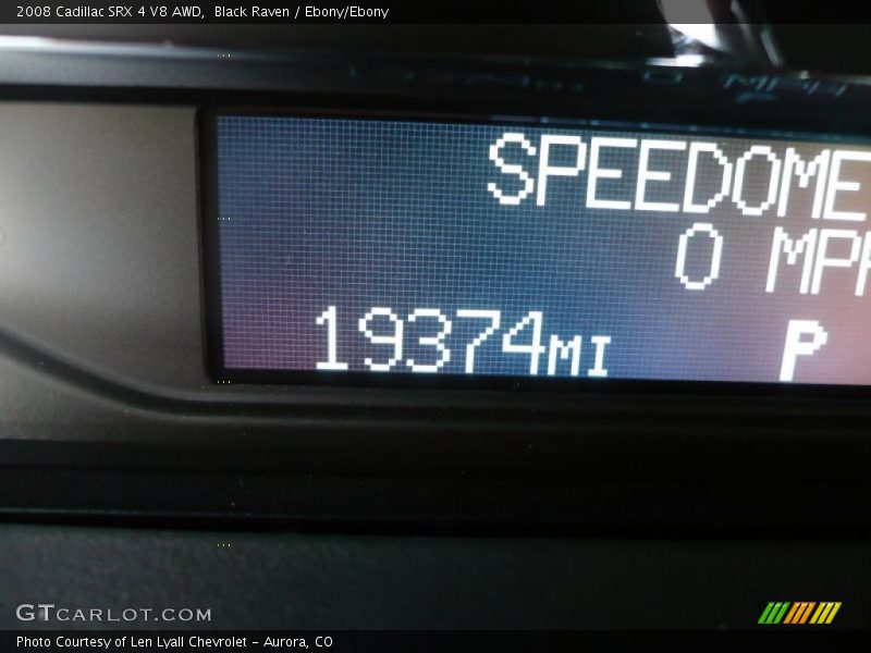 Black Raven / Ebony/Ebony 2008 Cadillac SRX 4 V8 AWD
