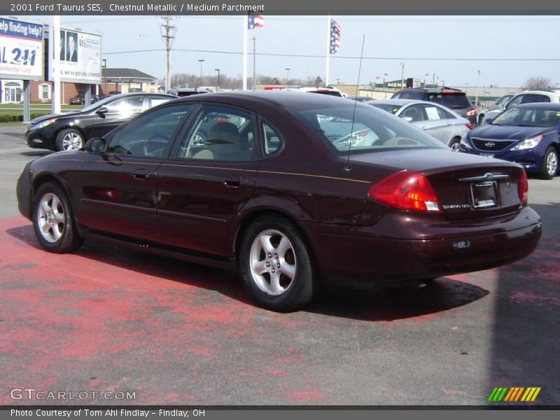 Chestnut Metallic / Medium Parchment 2001 Ford Taurus SES