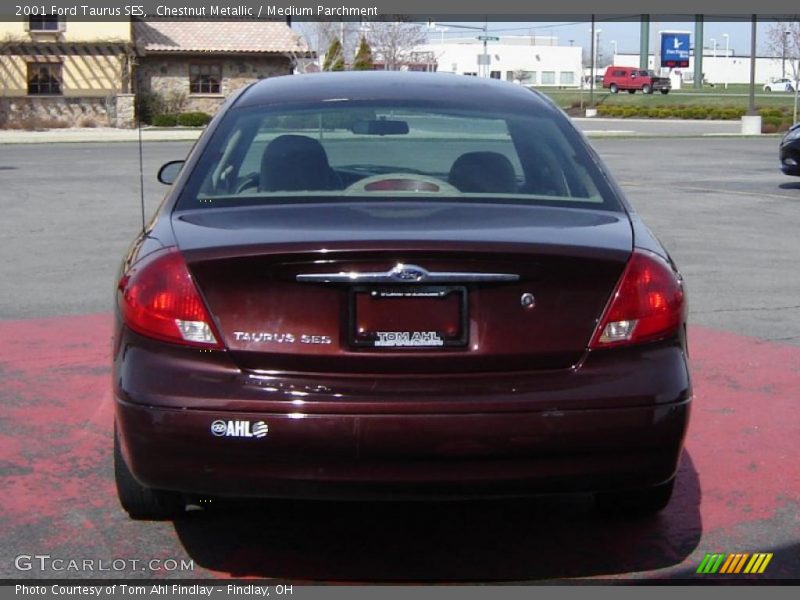 Chestnut Metallic / Medium Parchment 2001 Ford Taurus SES