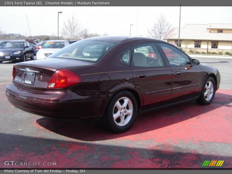 Chestnut Metallic / Medium Parchment 2001 Ford Taurus SES