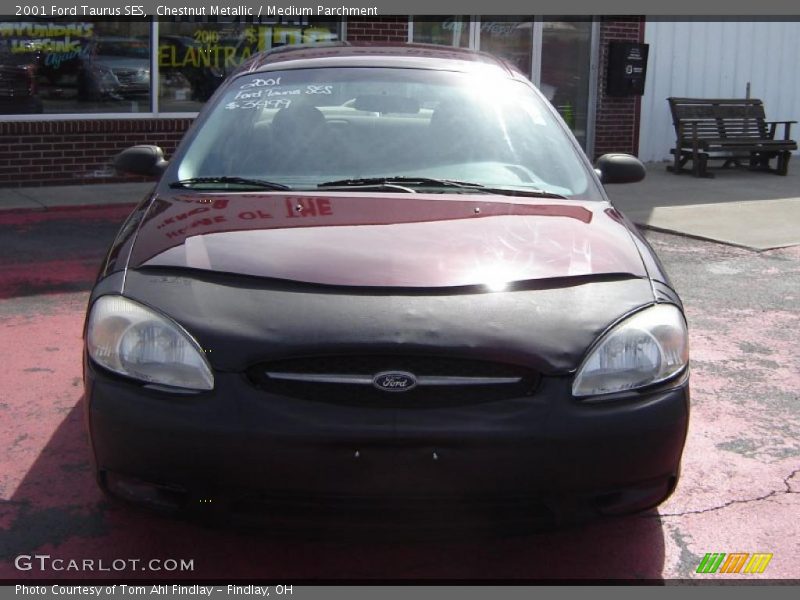 Chestnut Metallic / Medium Parchment 2001 Ford Taurus SES
