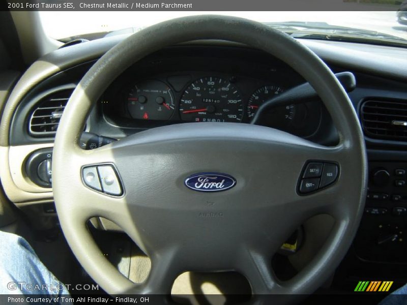 Chestnut Metallic / Medium Parchment 2001 Ford Taurus SES