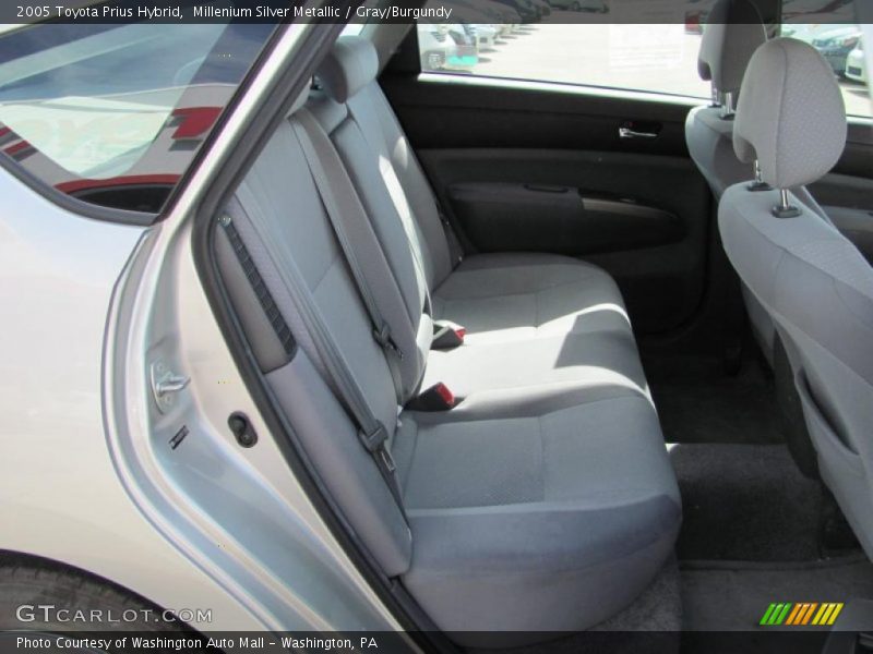 Millenium Silver Metallic / Gray/Burgundy 2005 Toyota Prius Hybrid