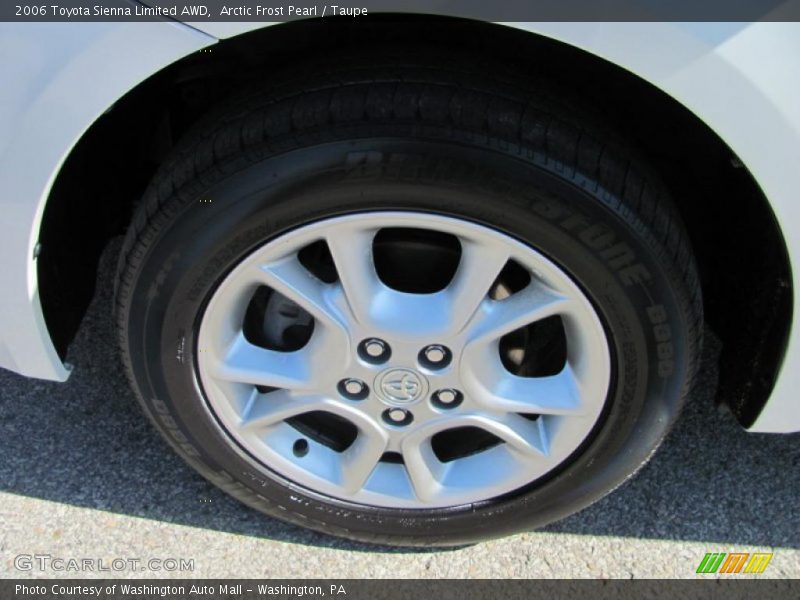 Arctic Frost Pearl / Taupe 2006 Toyota Sienna Limited AWD