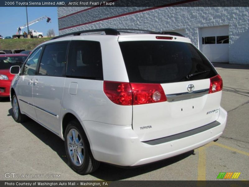 Arctic Frost Pearl / Taupe 2006 Toyota Sienna Limited AWD