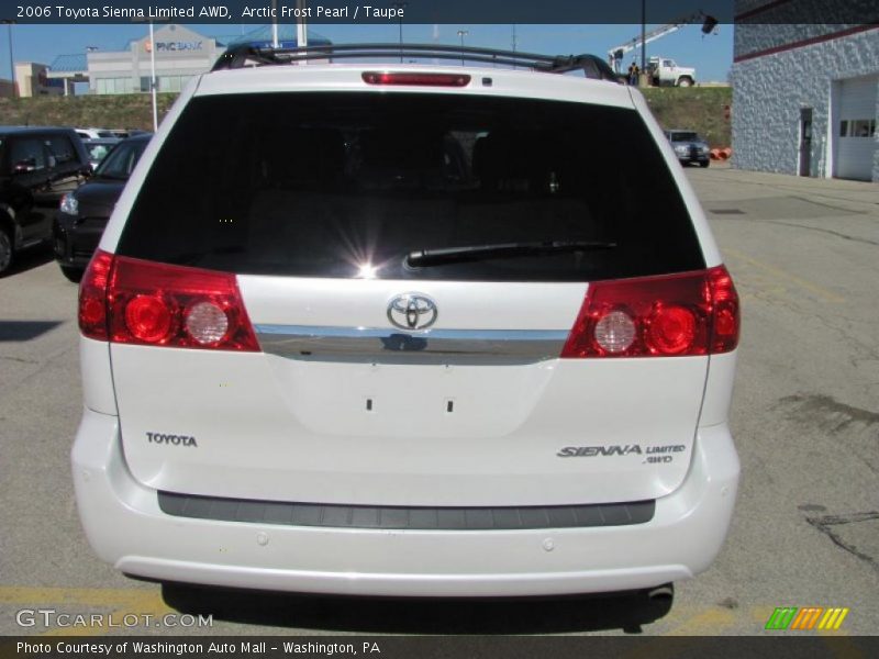 Arctic Frost Pearl / Taupe 2006 Toyota Sienna Limited AWD