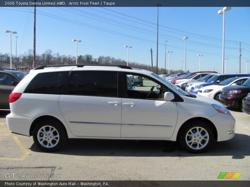 Arctic Frost Pearl / Taupe 2006 Toyota Sienna Limited AWD