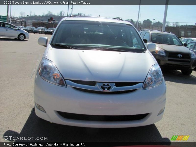 Arctic Frost Pearl / Taupe 2006 Toyota Sienna Limited AWD