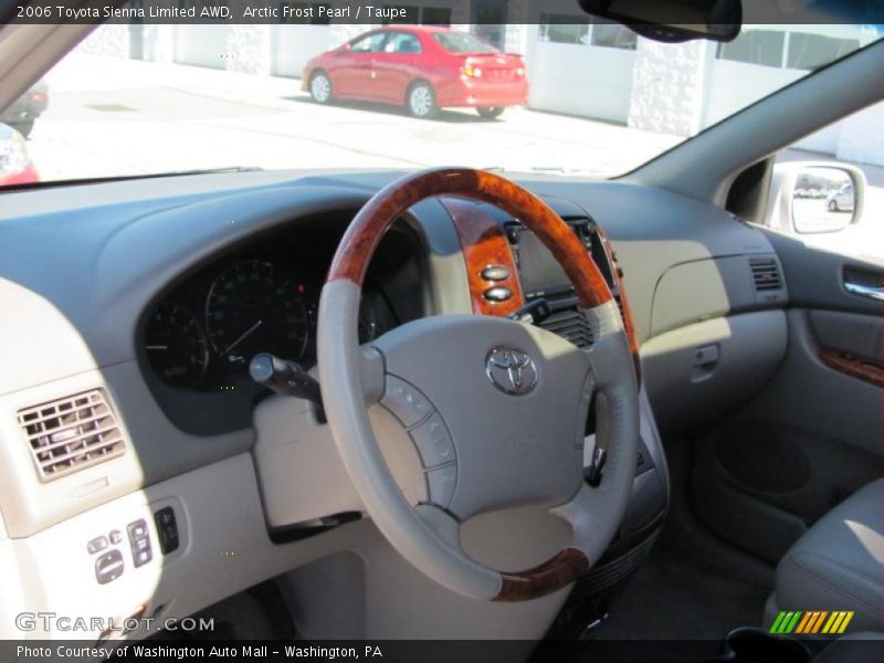 Arctic Frost Pearl / Taupe 2006 Toyota Sienna Limited AWD