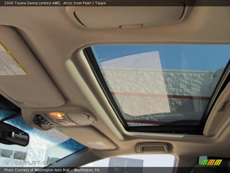 Arctic Frost Pearl / Taupe 2006 Toyota Sienna Limited AWD