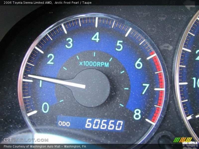 Arctic Frost Pearl / Taupe 2006 Toyota Sienna Limited AWD