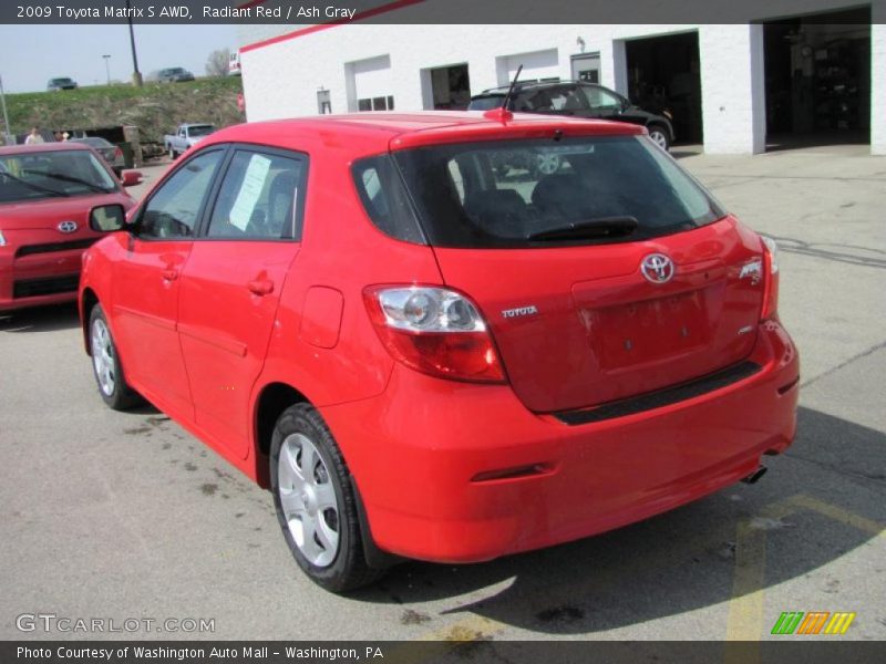 Radiant Red / Ash Gray 2009 Toyota Matrix S AWD