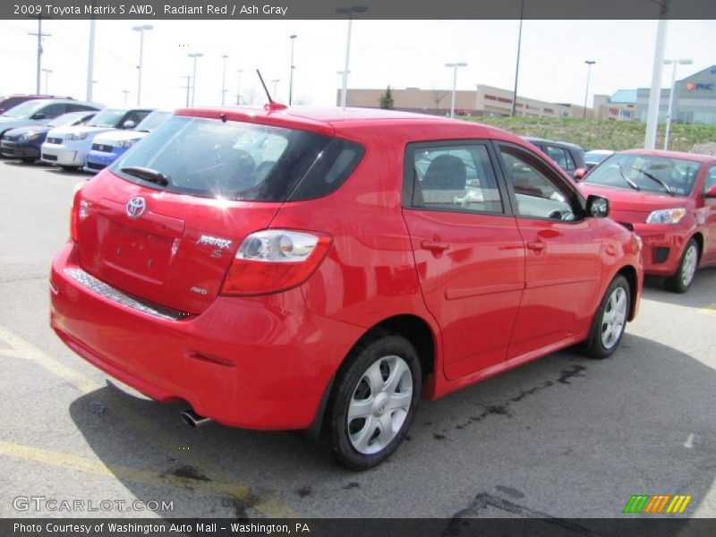 Radiant Red / Ash Gray 2009 Toyota Matrix S AWD