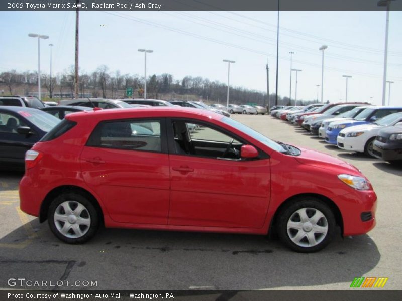Radiant Red / Ash Gray 2009 Toyota Matrix S AWD