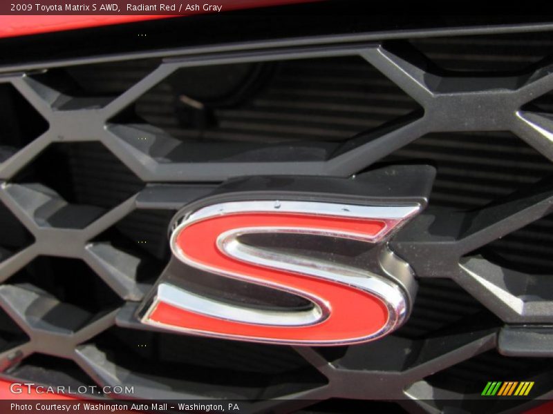 Radiant Red / Ash Gray 2009 Toyota Matrix S AWD