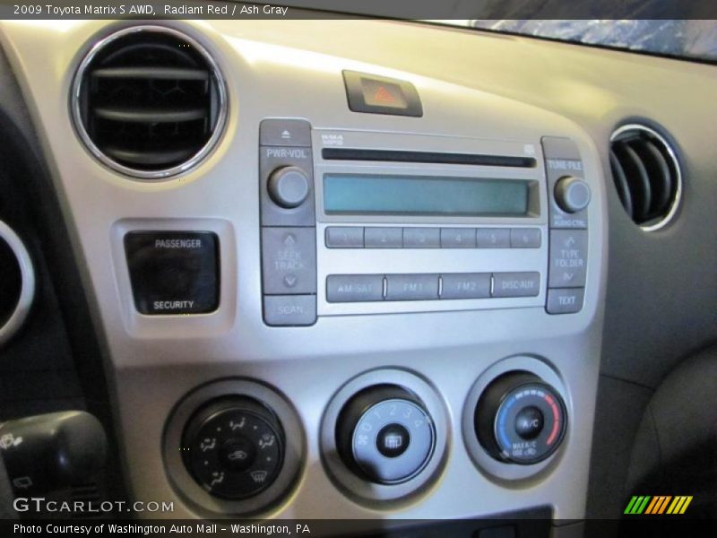 Radiant Red / Ash Gray 2009 Toyota Matrix S AWD