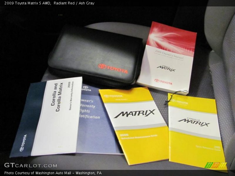 Radiant Red / Ash Gray 2009 Toyota Matrix S AWD