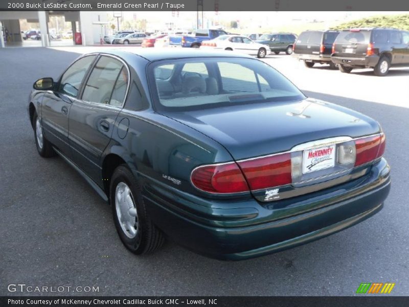 Emerald Green Pearl / Taupe 2000 Buick LeSabre Custom