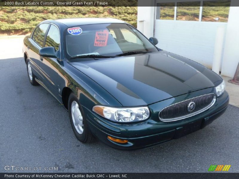Emerald Green Pearl / Taupe 2000 Buick LeSabre Custom