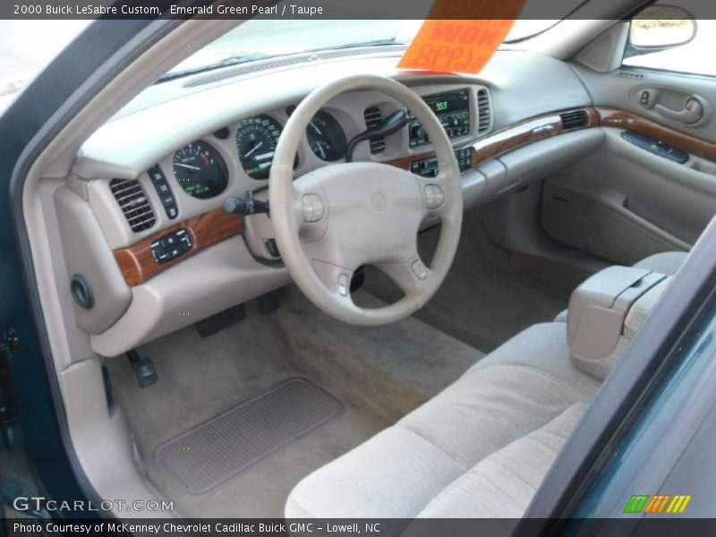 Emerald Green Pearl / Taupe 2000 Buick LeSabre Custom