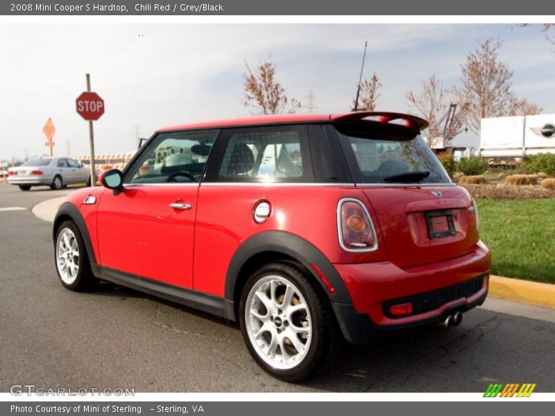 Chili Red / Grey/Black 2008 Mini Cooper S Hardtop